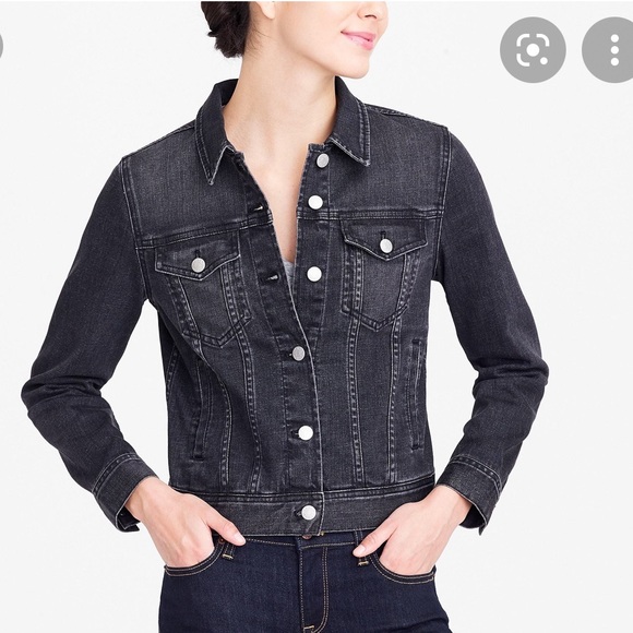 Jcrew black denim jacket